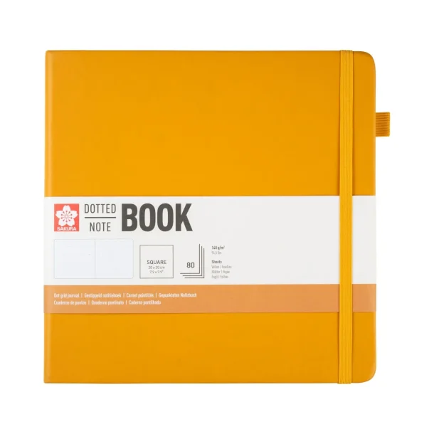 Sakura Notesbog Prikket/ Dotted 20x20 cm 