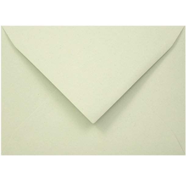 Kuverter C6/A6 Genbrugs Papir 120g Kiwi Grn - 10stk
