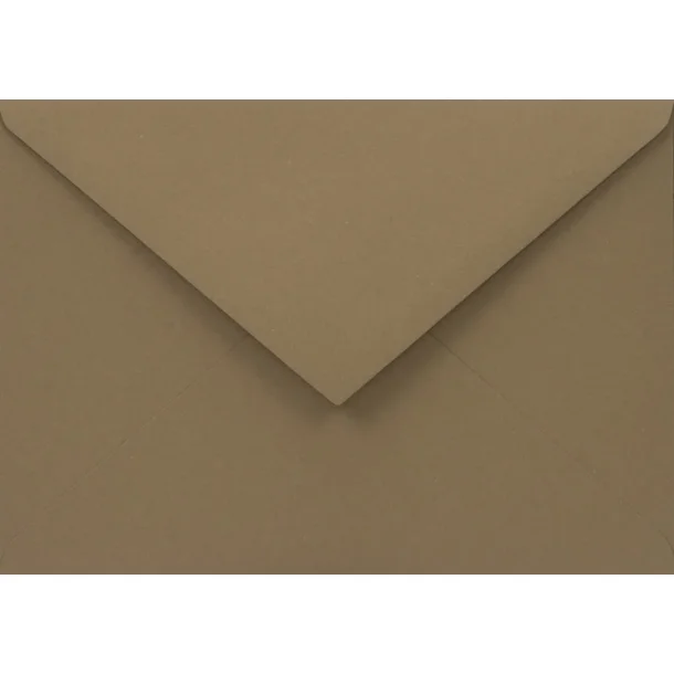 Kuverter C6 Latte Brun - 10 stk