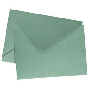 Kort & Kuverter Grn A6 10stk