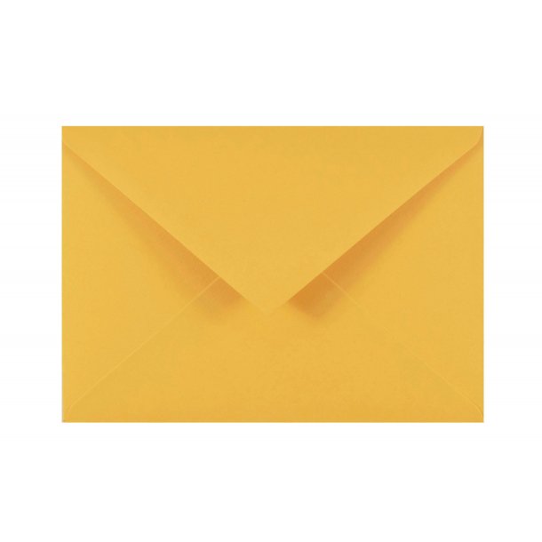 Kuverter C6 Indisk Gul - 10 stk