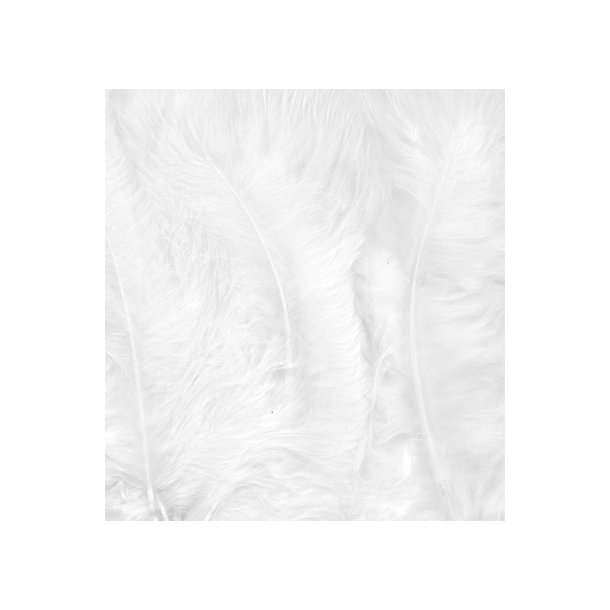 Fjer Marabou Hvid - 2020436