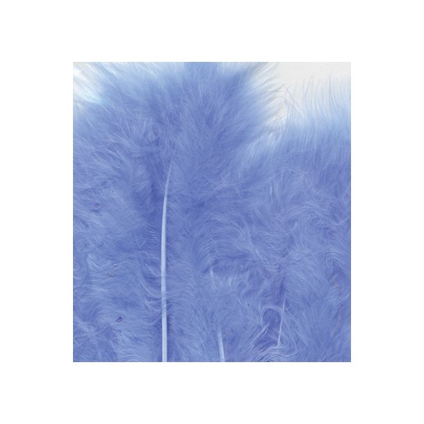 Fjer Marabou Lysebl - 2020439