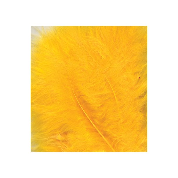 Fjer Marabou Gul - 2020444