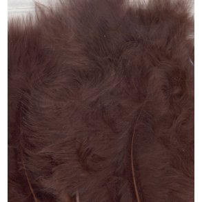 Fjer Marabou Brun - 2020446