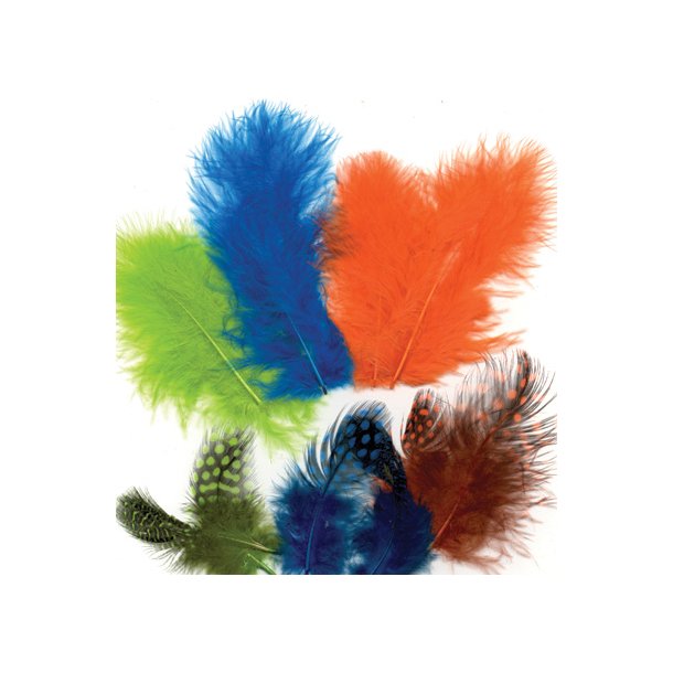 Fjer Marabou Mix Neon - 2020454