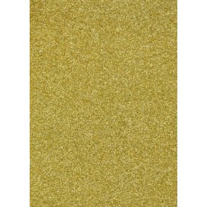 Mosgummi/Foam 20x30 cm 2mm Guld Glimmer 