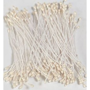 Stvdrager Perle Elfenben 144stk 1mm 2020322