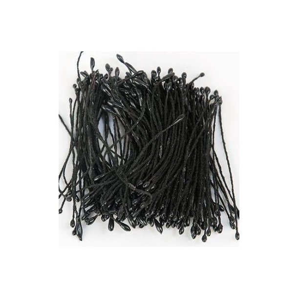 Stvdrager Perle Sort 144stk 1mm 2020323
