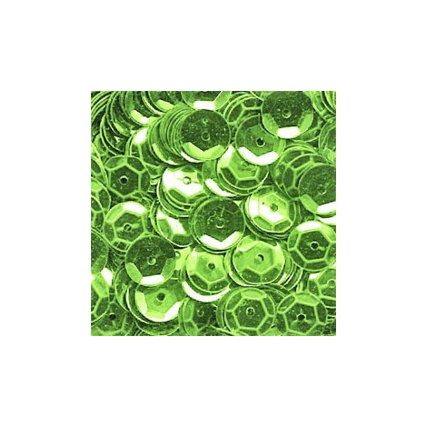  Pailletter 6mm 20g Lys Grn 2020234