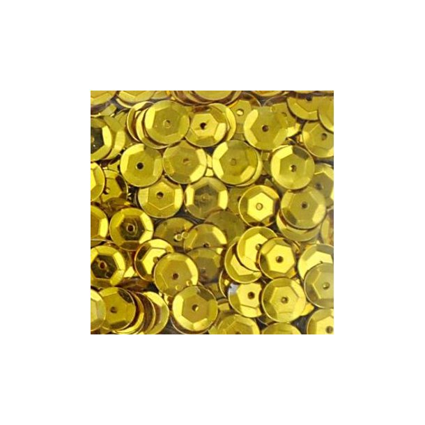  Pailletter 6mm 20g Guld 2020229