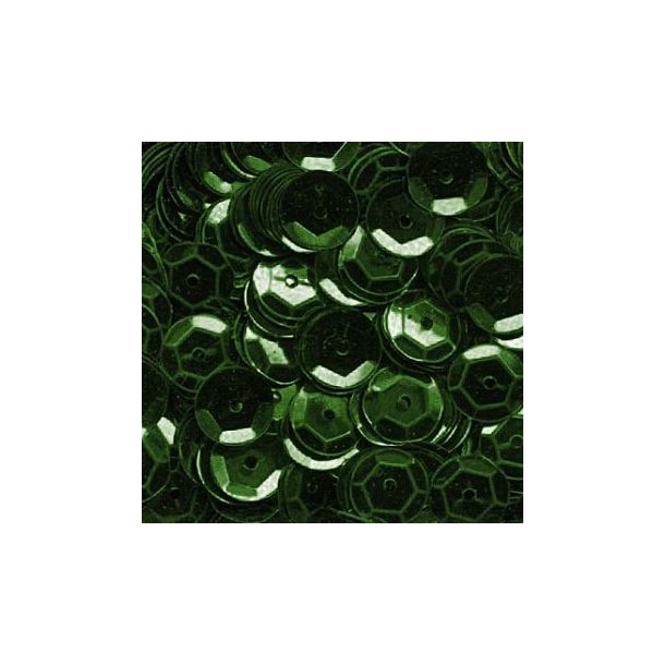Pailletter 6mm 20g Mrk Grn 2020232