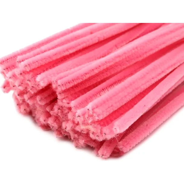 Piberenser/Chenille Neon Lyserd - 6mm / 20stk