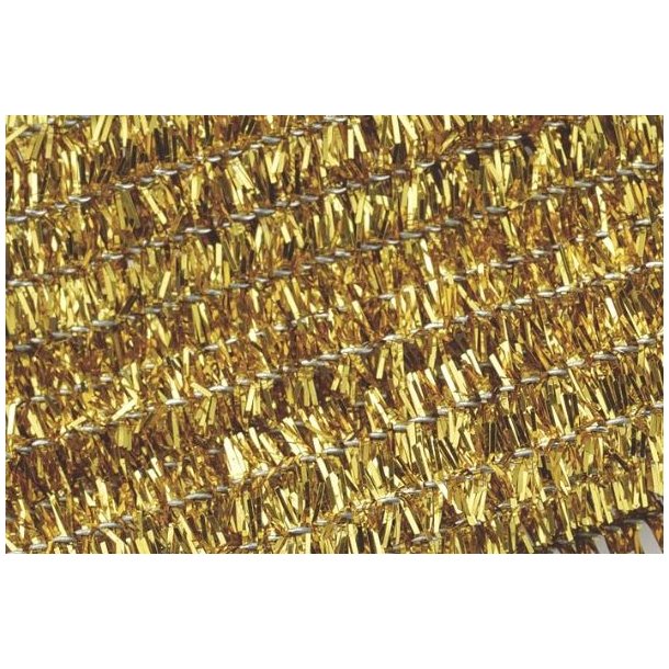 Piberenser/Chenille Guld - 6mm / 15 stk