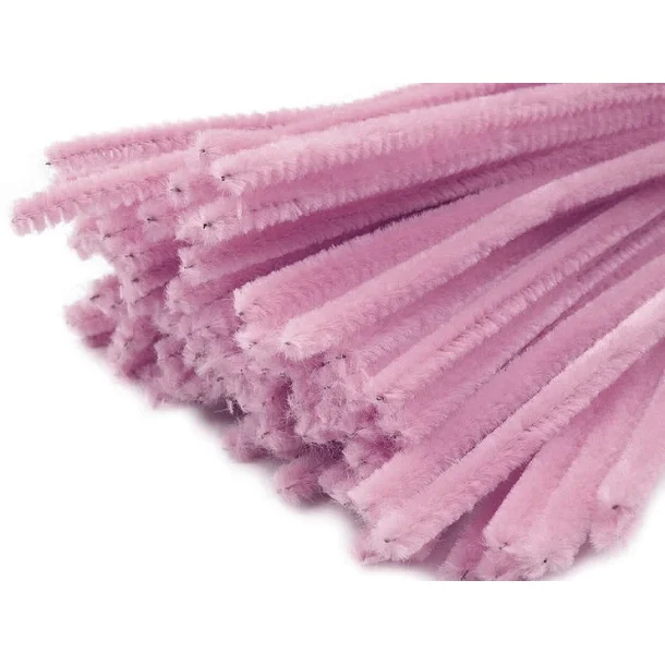 Piberenser/Chenille Lyslilla - 6mm / 20 stk