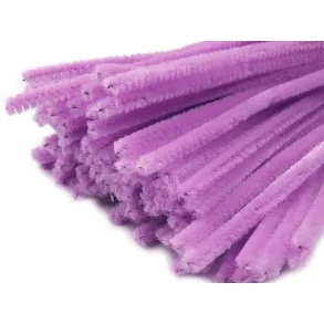 Piberenser/Chenille Violet - 6mm / 20 stk