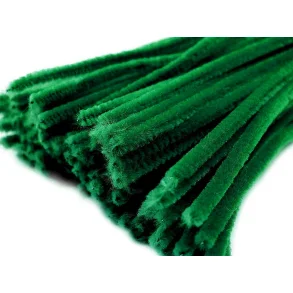  Piberenser/Chenille Grn - 6mm / 20 stk