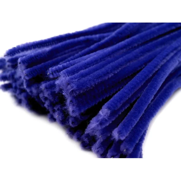 Piberenser/Chenille Kongebl� - 6mm / 20 stk