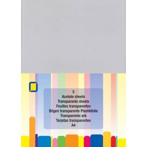 Acetate Transparent  A4  5ark  250 mikron - 3.1000