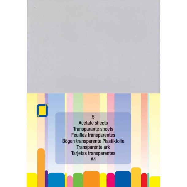 Acetate Transparent  A4  5ark  250 mikron - 3.1000