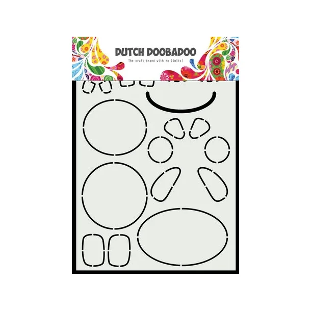 Stencil Plastik Tegneskabelon - Byg Selv Flodhest