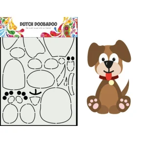 Stencil Plastik Tegneskabelon - Byg Selv Hund