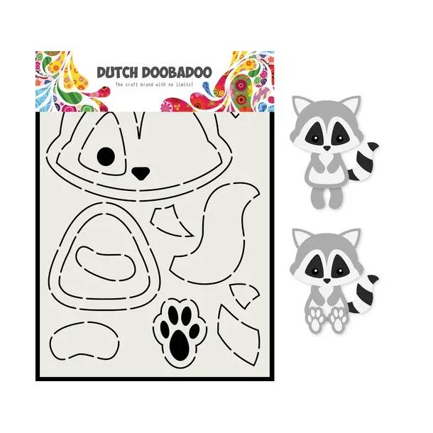 Stencil Plastik Tegneskabelon - Byg Selv Vaskebjrn