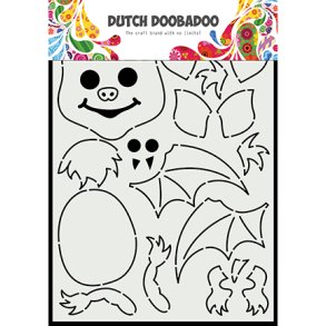 Stencil Plastik Tegneskabelon - Byg Selv Flagermus