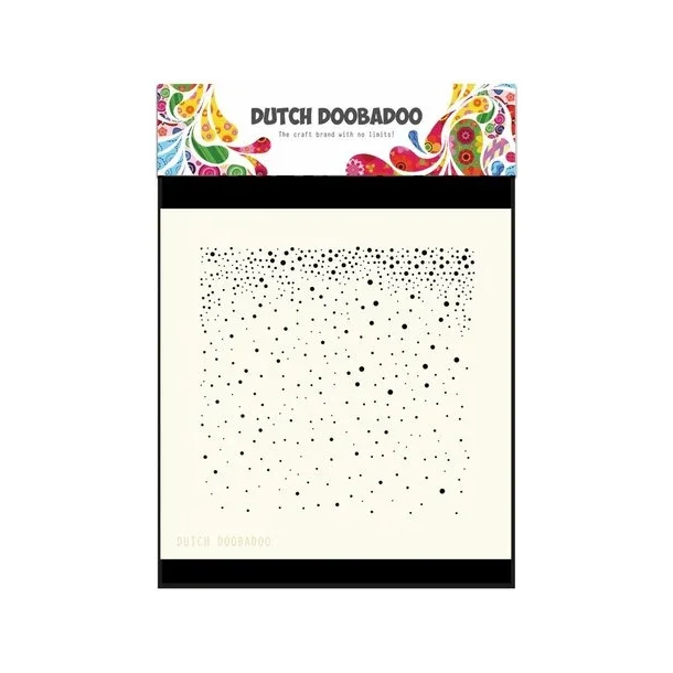 Stencil Plastik Tegneskabelon - Sne