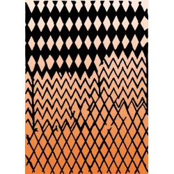 Stencil Tegne / Male Skabelon - Grunge Patterns Harlekin - 15 x 21 cm     