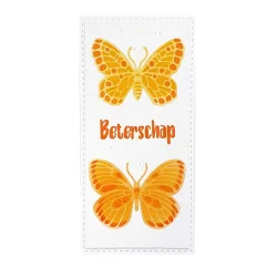 Stencil Tegne / Male Skabelon - Layered Butterflies / Sommerfugle - 15 x 21 cm     