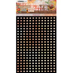 Stencil Tegne / Male Skabelon Picnic T�ppe - A6