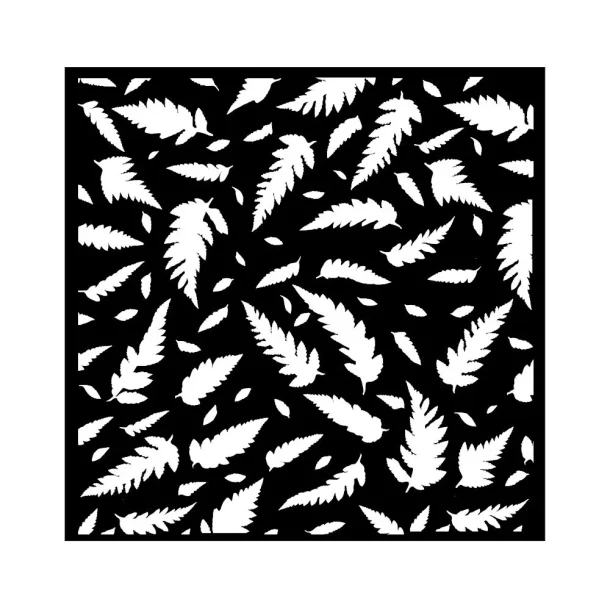 Stencil Tegne / Male Skabelon Blade - 18 x 18 cm