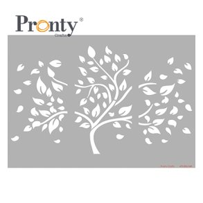 Stencil Tegne / Male Skabelon - Branches / Grene - A4