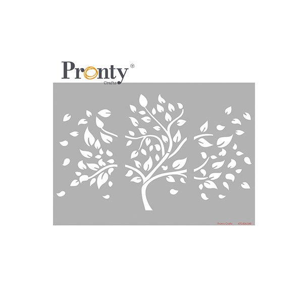 Stencil Tegne / Male Skabelon - Branches / Grene - A4