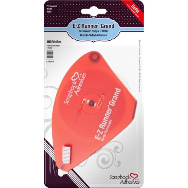 3L Scrapbook Adhesives E-Z Runner Grand - Permanent Strips Refill - 01251