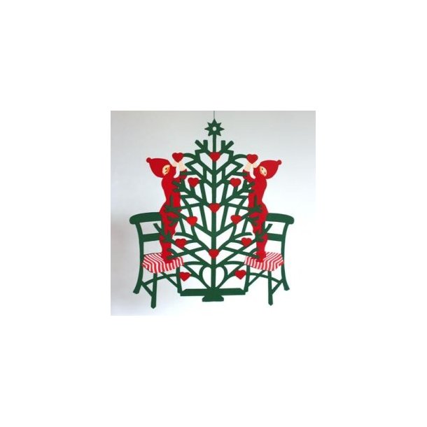 Papirklip Nisser Pynter Juletr