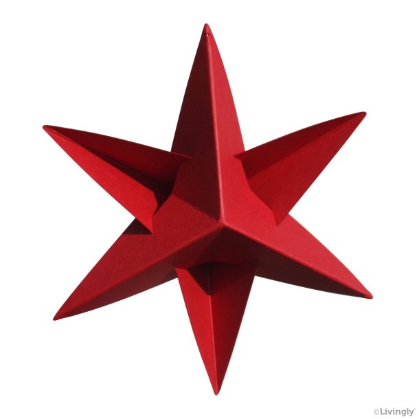 Livingly  BOXofSTARS Rd 4 stk 14 cm