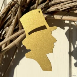 Papirklip H.C Andersen Guld Juleornamenter