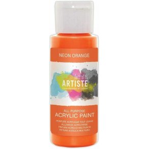 Docrafts Akryl Maling 59ml - Neon Orange