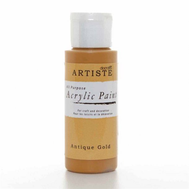 Docrafts Akryl Maling 59ml - Anitque Gold 