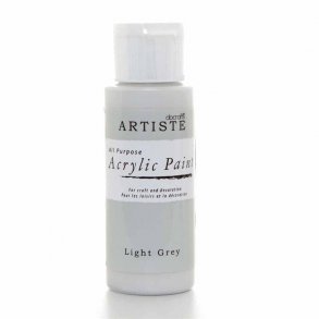 Docrafts Akryl Maling 59ml - Light Grey 