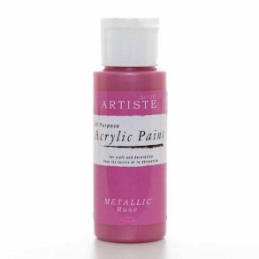  Docrafts Akryl Maling 59ml - Metallic Rose 