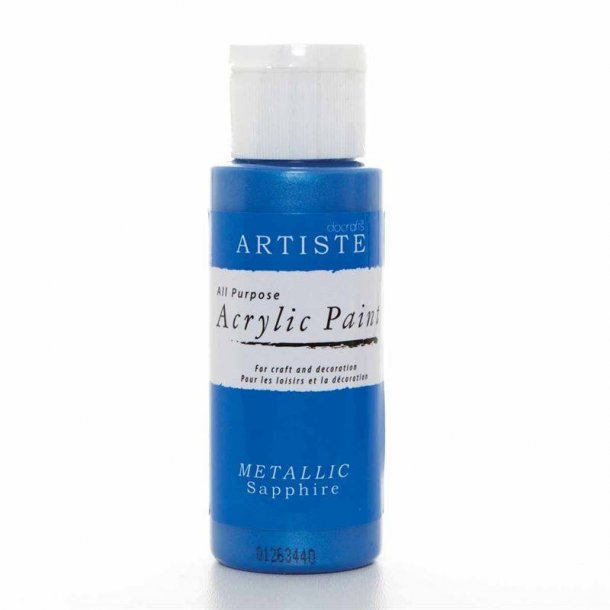 Docrafts Akryl Maling 59ml - Metallic Sapphire 