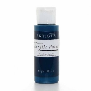 Docrafts Akryl Maling 59ml - Night Blue 