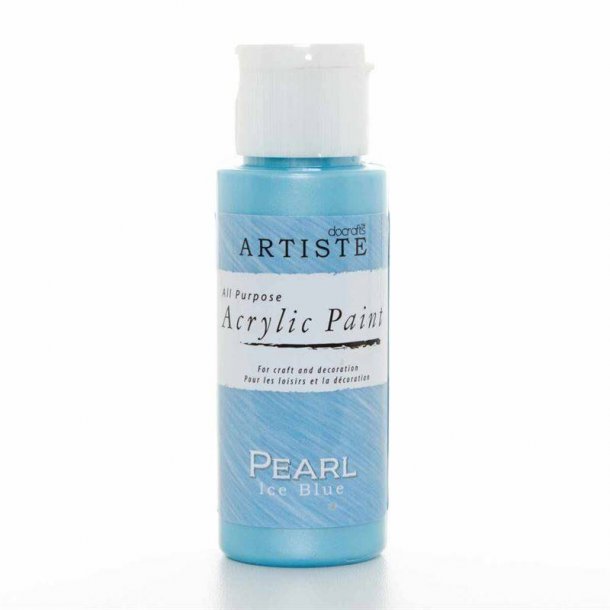 Docrafts Akryl Maling 59ml - Pearl Ice Blue 