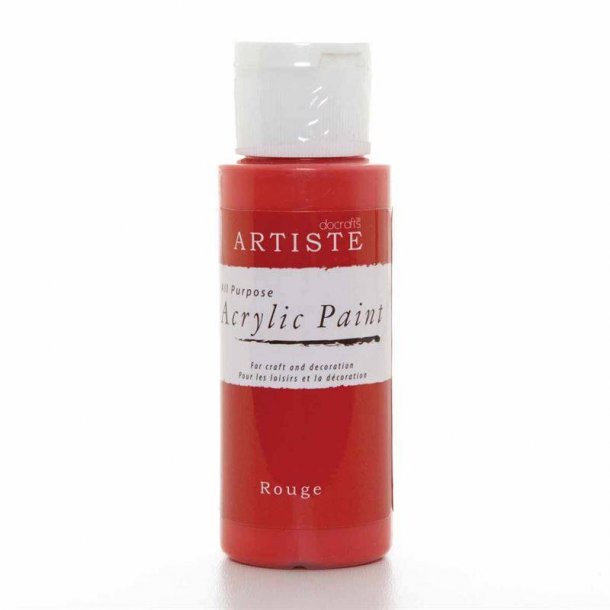 Docrafts Akryl Maling 59ml - Rouge 