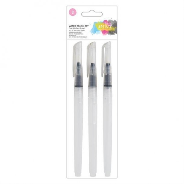 Docraft Artiste Water Brush Set 3stk DOA551007