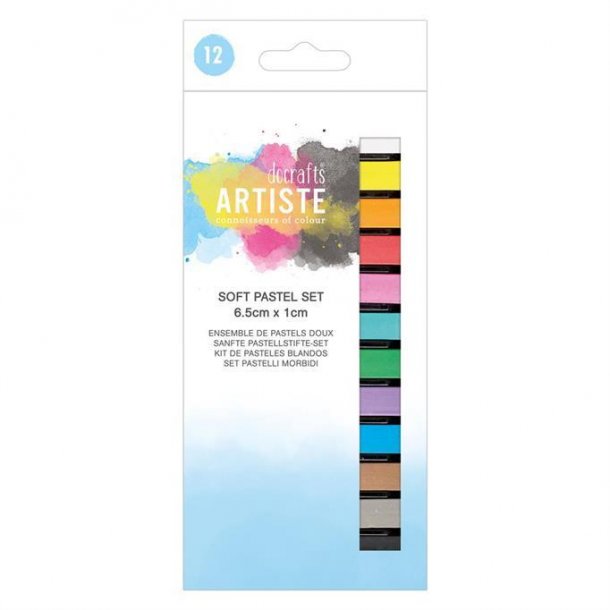 Docraft Artiste Soft Pastel Set 12pk DOA551010