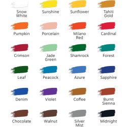 Nova Akrylmaling St 24 x 12 ml Inkl. 3 Pensler